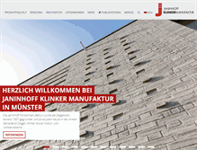 Tablet Screenshot of janinhoff.de